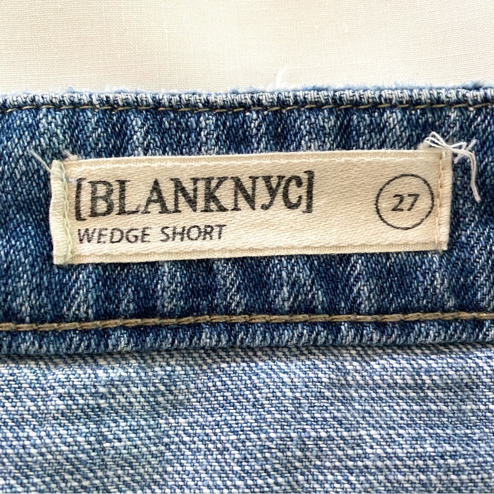 Blank NYC Embroidered Wedge Shorts - Picture 6 of 8